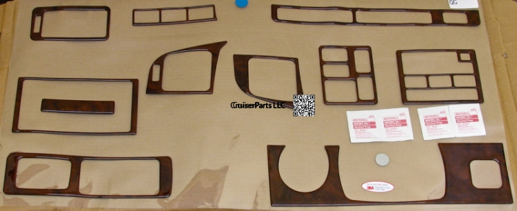 Wood Grain Dash Stickers LX450 95-97