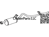 Muffler and Tail Pipe Assembly - From Y Pipe Back 88-90