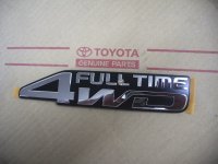 CHROME Full Time 4WD Emblem 91-97