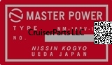 Master Power Nissin Kogyo Brake Booster Decal
